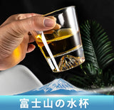 富士山の雪山コップ